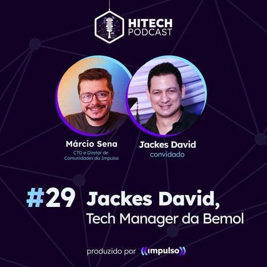 Hi Tech Podcast Jackes David da Bemol e Márcio Sena da Impulso